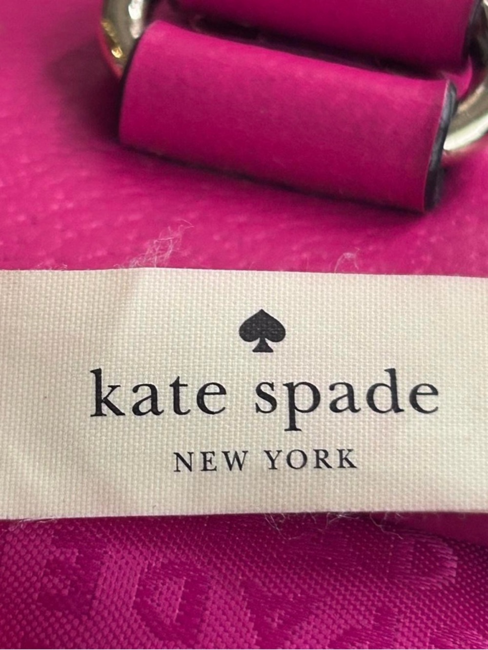 Kate Spade Wellesley Camryn Tote pink Shoulder Bag 100% Leather - Picture 7 of 10